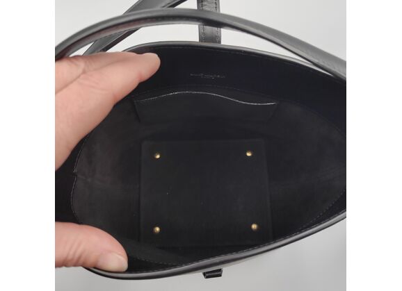 Image Sac à main YVES SAINT LAURENT Le 37 Porté croisé Cuir Noir