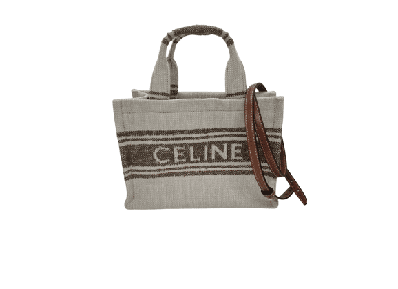 Image Sac à main CELINE Porté main Toile Beige