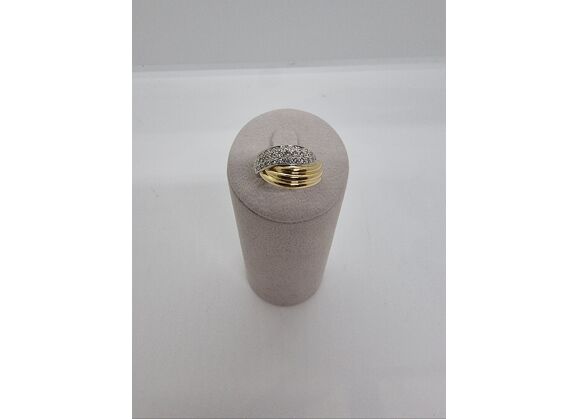 Image Bague Or jaune Diamant Diamant