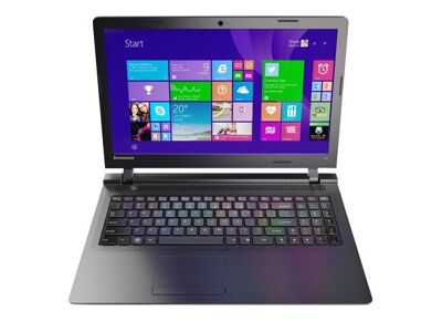 Image Ordinateurs portables LENOVO IdeaPad 100-15IBY (80MJ) Intel Celeron 2 Go RAM 320 Go HDD 15.4