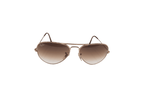 Image Lunettes de soleil RAY-BAN Rb 3025 001/51 aviator Métal Doré 55 mm