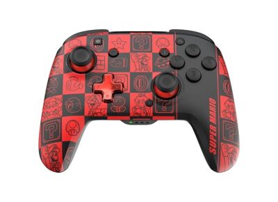 Image Acc. de jeux vidéo PDP Manette Sans Fil Rematch Glow Rouge Noir Switch