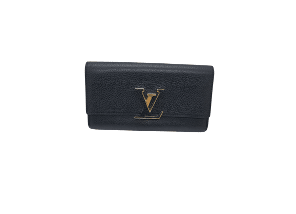 Image Portefeuille LOUIS VUITTON Capucine Cuir Noir