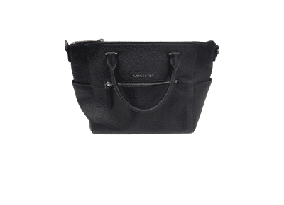 Image Sac à main LANCASTER Autre Porté croisé Cuir grainé Noir