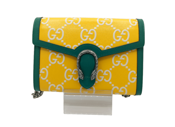 Image Sac à main GUCCI Dionysus Porté croisé Cuir Jaune