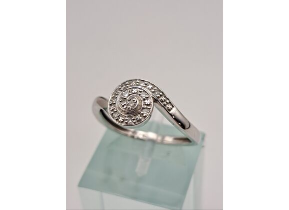 Image Bague Or blanc Diamant Diamant