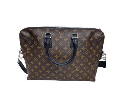 Image Sac à main LOUIS VUITTON Autre Porte-documents Toile enduite Monogram ébène