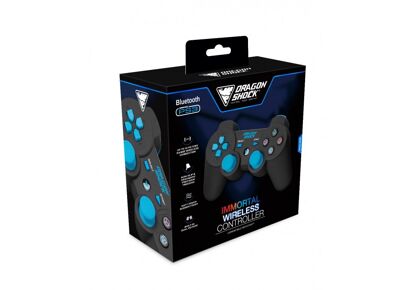 Image Acc. de jeux vidéo DRAGON SHOCK Manette Sans fil Noir PS3