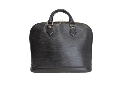 Image Sac à main LOUIS VUITTON Alma Porté main Cuir épi Noir