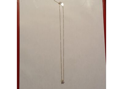 Image Collier Or blanc Diamant Sans