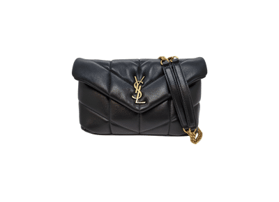 Image Sac à main YVES SAINT LAURENT Puffer Toy Porté croisé Cuir Noir