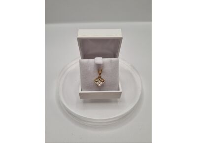 Image Pendentif Or jaune Perle Perle