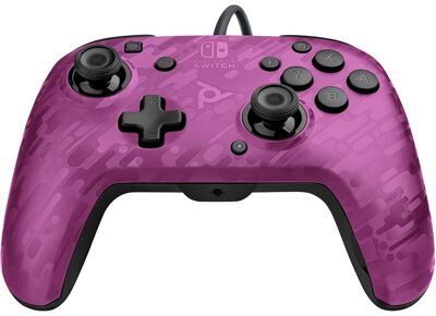 Image Acc. de jeux vidéo PDP Manette Filaire Camouflage violet Switch