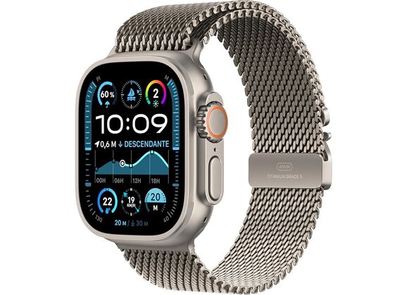Image Montre connectée APPLE Watch Ultra 2 Acier Titane naturel 49 mm Cellular