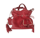 Image Sac à main LANCEL 1er Flirt Porté croisé Cuir Rouge