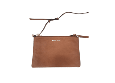Image Sac à main MICHAEL KORS Jet Set Porté croisé Cuir de vachette Camel