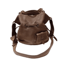 Image Sac à main LANCEL Premier Flirt Porté épaule Cuir Marron