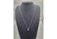 Image Collier Or blanc Saphir Diamant