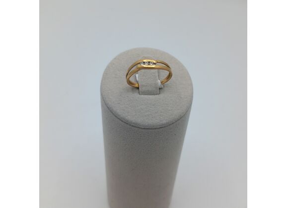 Image Bague Or jaune Diamant Diamant