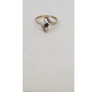 Image Bague Or jaune Saphir Sans