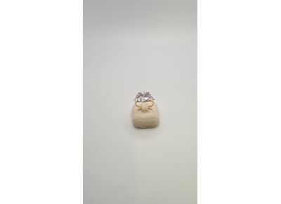 Image Bague Plaqué or Oxyde de zirconium