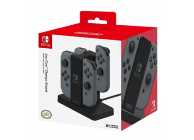 Image Acc. de jeux vidéo HORI Station de charge 4 Joy-Con Filaire Noir Switch