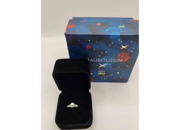 Image Bague Or blanc Diamant Sans