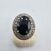 Image Bague Or blanc Saphir Diamant