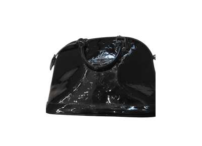 Image Sac à main LOUIS VUITTON Alma Porté épaule Cuir Noir vernis