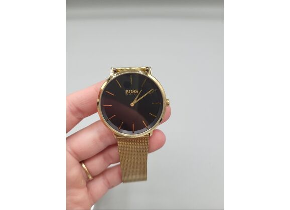 Image Montre Homme HUGO BOSS Montre Acier Or 37 mm