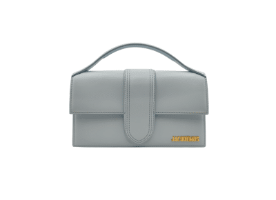 Image Sac à main JACQUEMUS Grand Bambino Porté croisé Cuir Bleu ciel