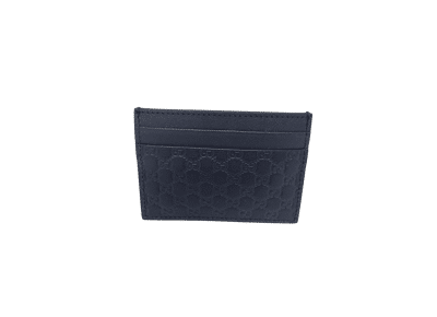 Image Portefeuille GUCCI CARDHOLDER Cuir Bleu marine