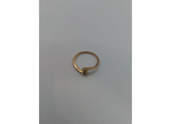 Image Bague Or jaune Diamant Sans