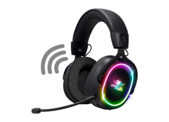 Image Casques écouteurs pour ordinateur SPIRIT OF GAMER H1200 Xpert Sans fil Noir