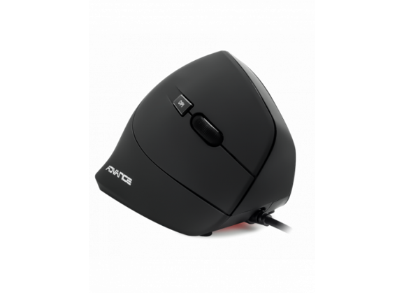 Image Souris ADVANCE VERTICAL PLUS Filaire Noir