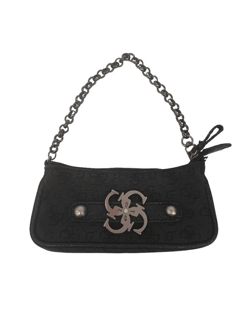 Sac à main GUESS Autre Porté main Coton Noir d #39 occasion