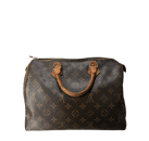 Image Sac à main LOUIS VUITTON Speedy 30 Porté main Cuir Marron