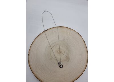 Image Collier Or blanc Diamant Diamant