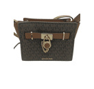 Image Sac à main MICHAEL KORS Hamilton Porté croisé Cuir Marron