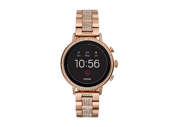 Image Montre connectée FOSSIL DW7F1 Acier Or rose 40 mm