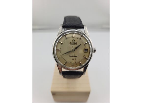 Image Montre Homme OMEGA 561 Constellation Cuir Noir 34 mm