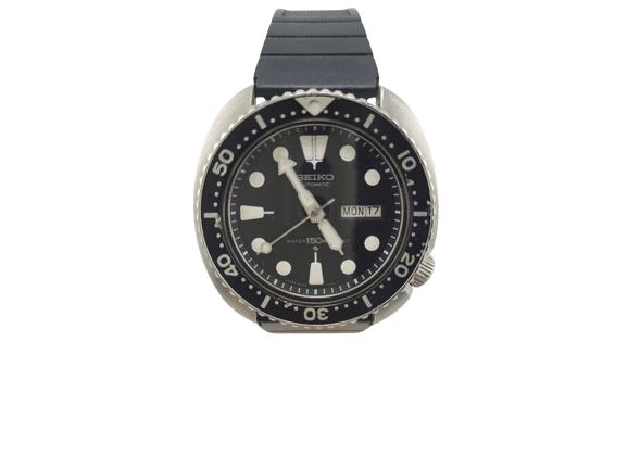 Image Montre Homme SEIKO 7309-diver turtle Caoutchouc Noir 41 mm