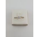 Image Bague Or jaune Oxyde de zirconium Oxyde de zirconium