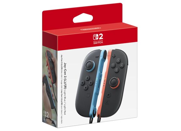 Image Acc. de jeux vidéo NINTENDO Manette Sans fil Joy-Con Rouge & bleu Switch 2