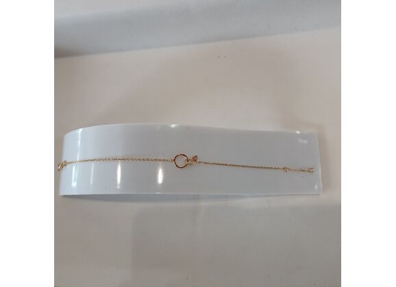 Image Bracelet Plaqué or Oxyde de zirconium