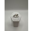 Image Bague Or blanc Perle Oxyde de zirconium