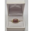 Image Bague Or jaune Rubis Diamant