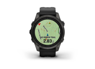 Image Montre connectée GARMIN Epix Pro (Gen 2) Sapphire Edition Silicone Noir 42 mm