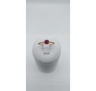 Image Bague Or rose Rubis Rubis