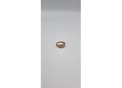 Image Bague Or jaune Or blanc Diamant Diamant